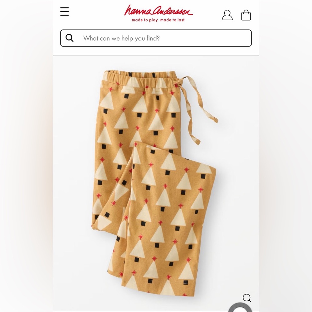 Hanna Andersson Pajama Pants ~ Unisex XL